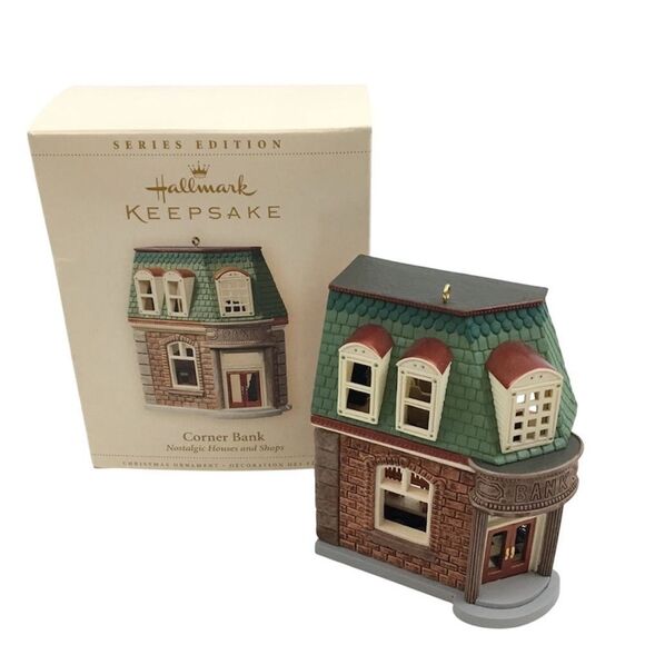 Hallmark Keepsake Corner Bank Figurine - Picture 1 of 9